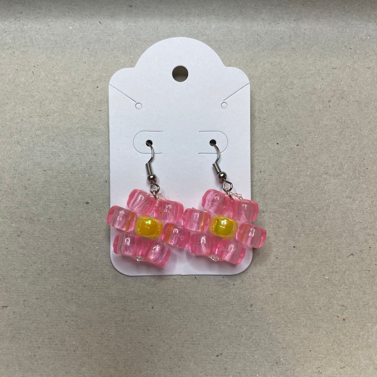 Beaded Flower Earrings