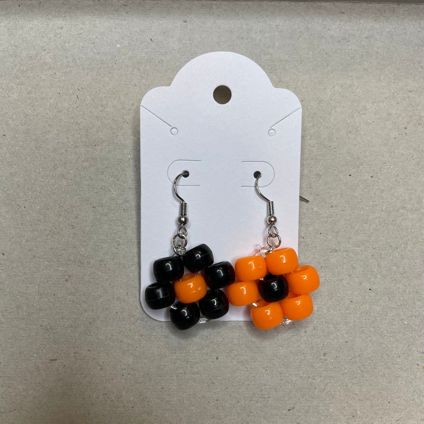 Beaded Flower Earrings