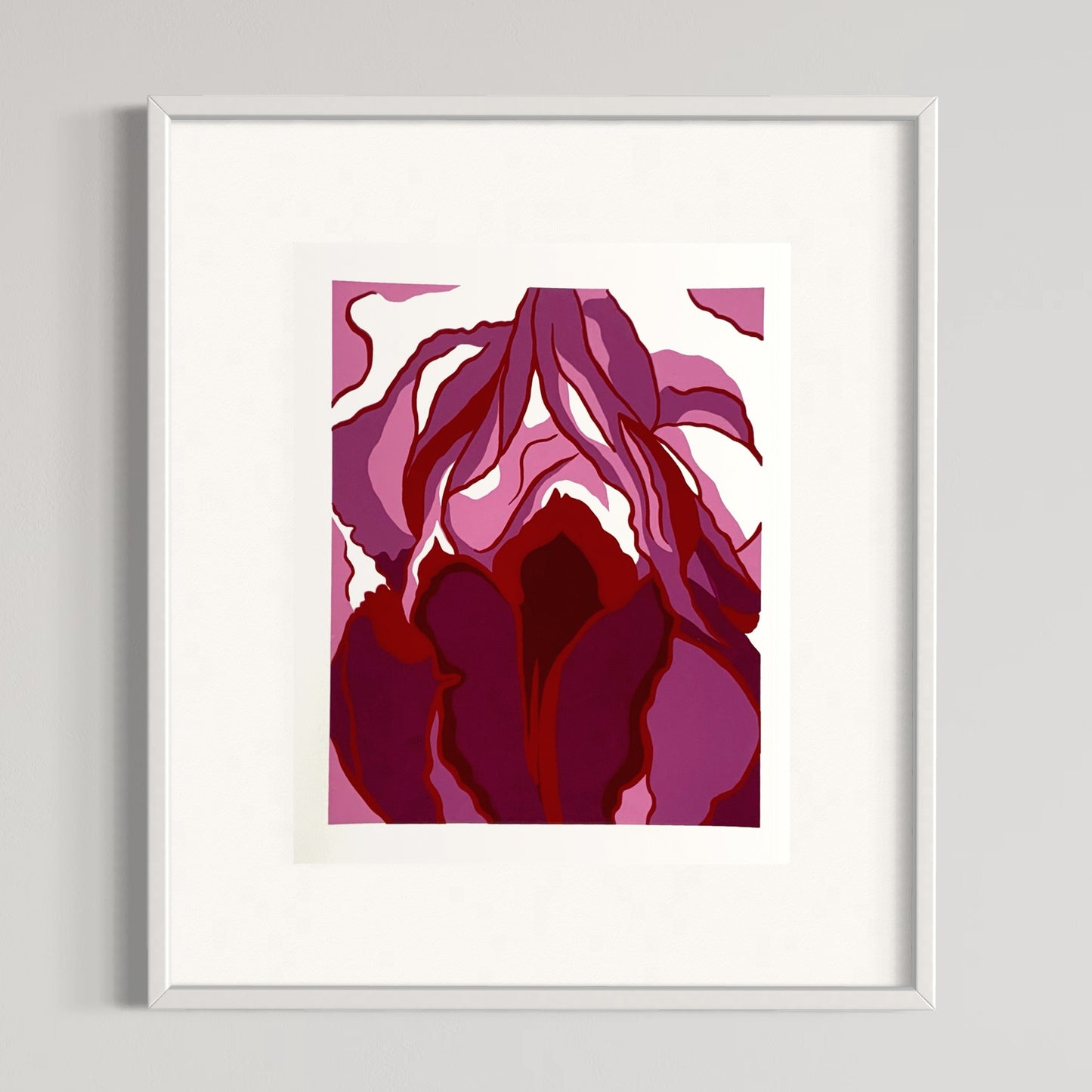 pink iris