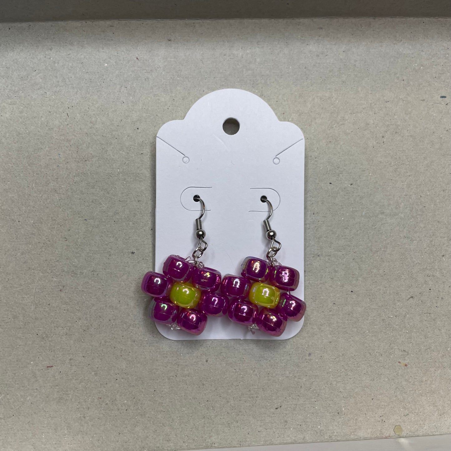 Beaded Flower Earrings