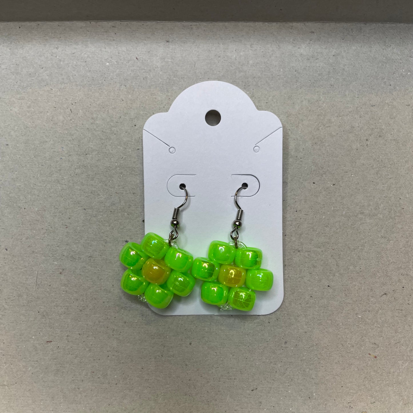 Beaded Flower Earrings