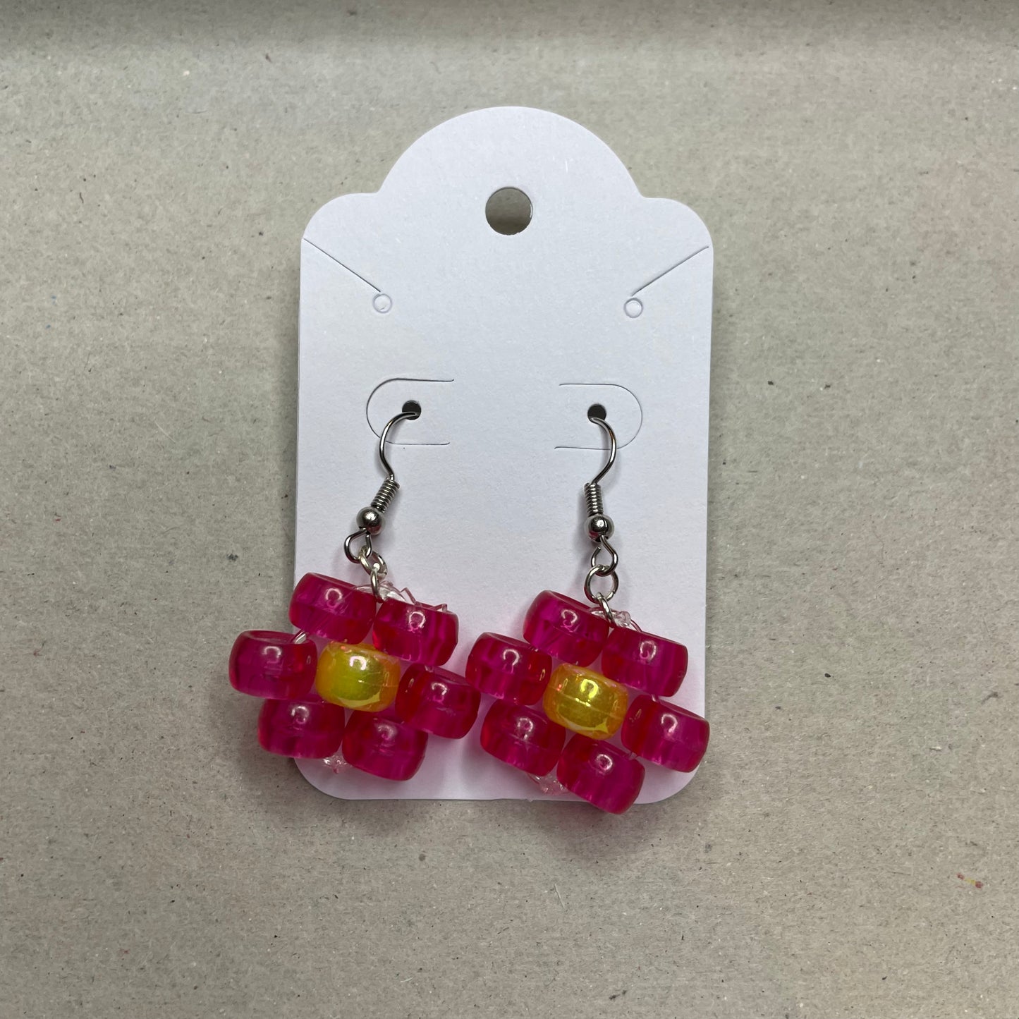 Beaded Flower Earrings
