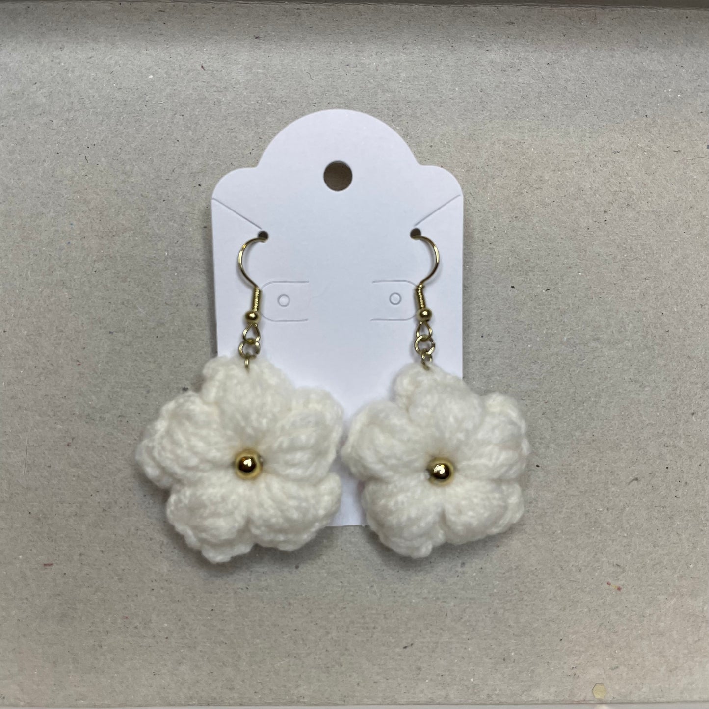 Puff Flower Earrings