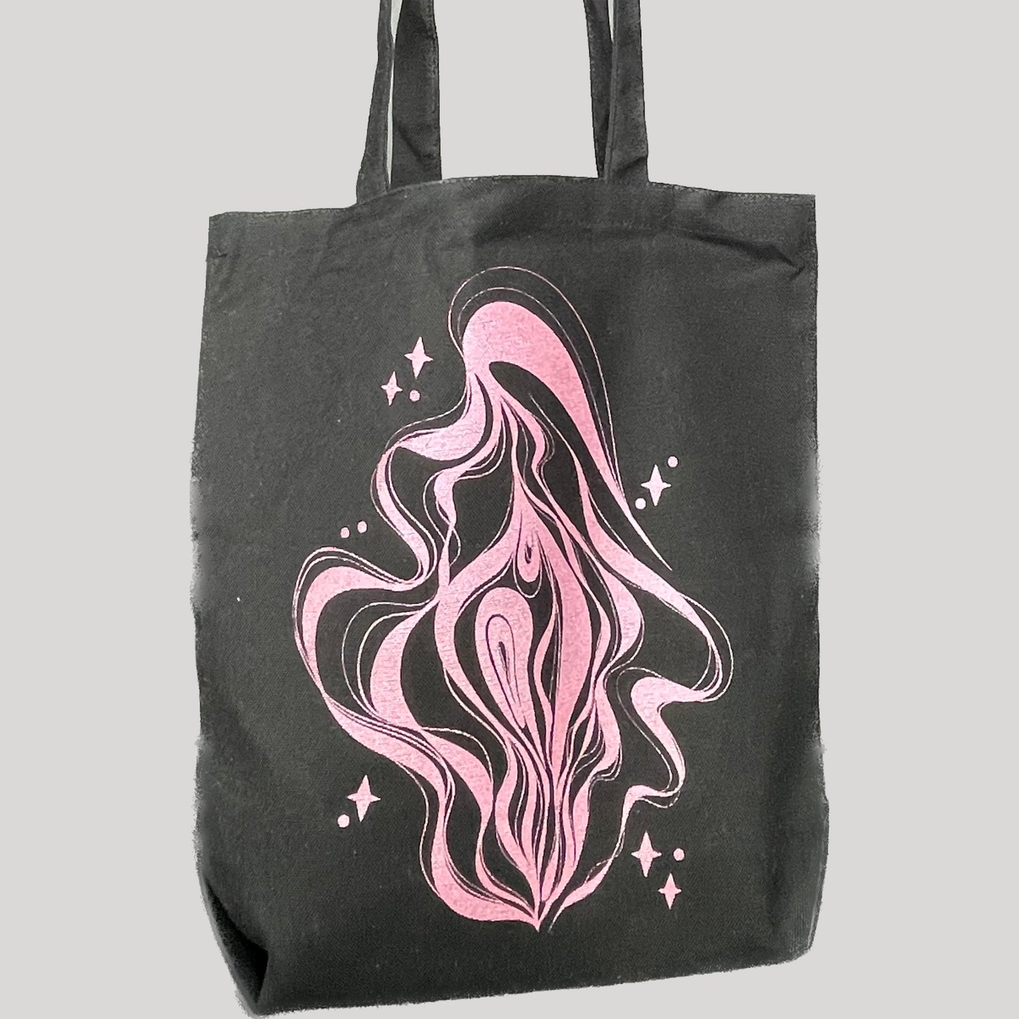 wavy pussy tote